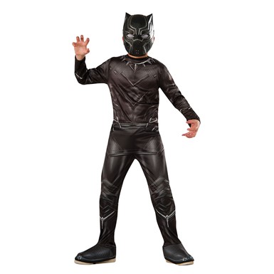 Boys Civil War Black Panther Halloween Costume
