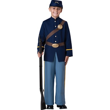 Boys Civil War Union Soldier Halloween Costume