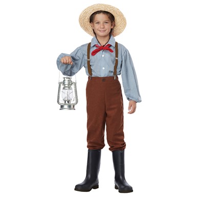 Boys Early Pioneer American Halloween Costume