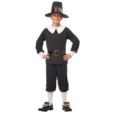 Boys Pilgrim Colonial Halloween Costume