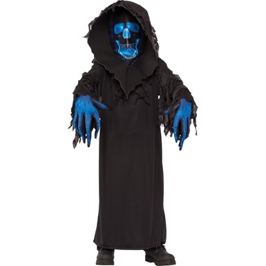Boys Skull Phantom Ghoul Halloween Costume