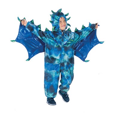 Boys Toddler Blue Dragon Medieval Halloween Costume