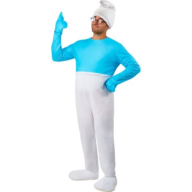 Brainy Smurf Adult Cartoon Halloween Costume