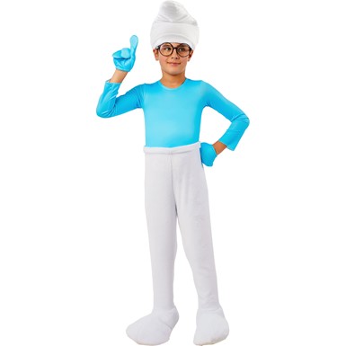 Brainy Smurf Child Cartoon Halloween Costume
