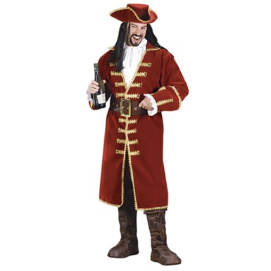 Captain Black Heart Buccaneer Mens Halloween Costume