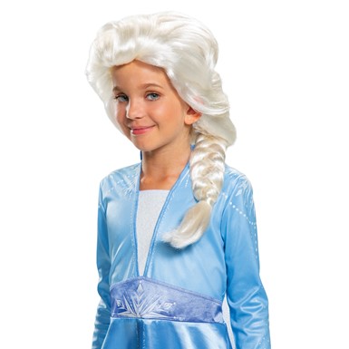 Child Frozen Elsa Costume Wig