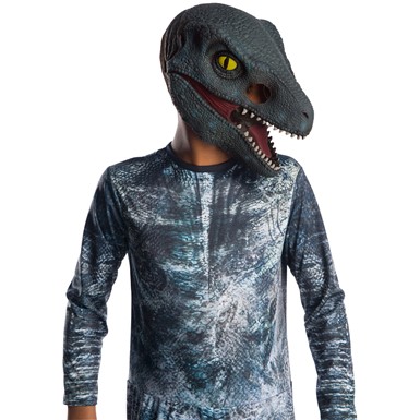 Child Jurassic World Velociraptor 3/4 Halloween Mask