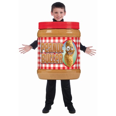 Child Peanut Butter Jar Halloween Costume