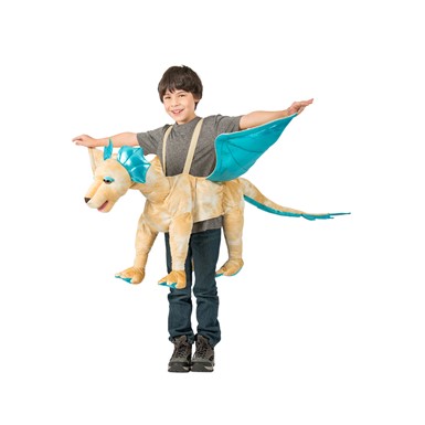 Child Royal Gold Ride-In Dragon Halloween Costume