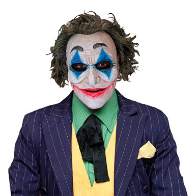 Crazy Jack Clown the Joker Adult Halloween Mask