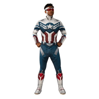 Deluxe Captain America Falcon Winter Soldier Mens Costume