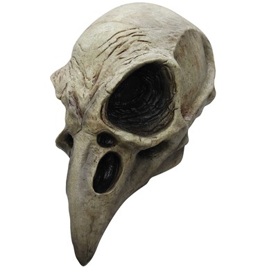 Deluxe Skeleton Crow Skull Adult Halloween Mask