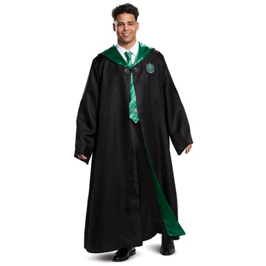 Deluxe Slytherin Robe Harry Potter Adult Halloween Costume