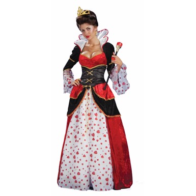 Disney Womens Queen Of Hearts Halloween Costume