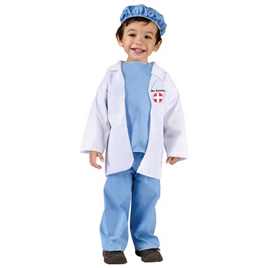 Dr. Littles Toddler Doctor Kids Halloween Costume