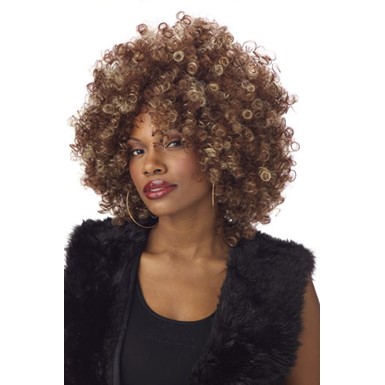 Fine Foxy Sexy Afro Wig for Adult Halloween Costume