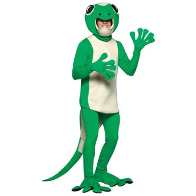Gecko Green Lizard Geico Adult Mens Halloween Costume
