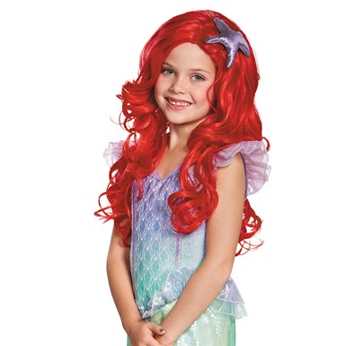 Girls Ariel Ultra Prestige Halloween Wig