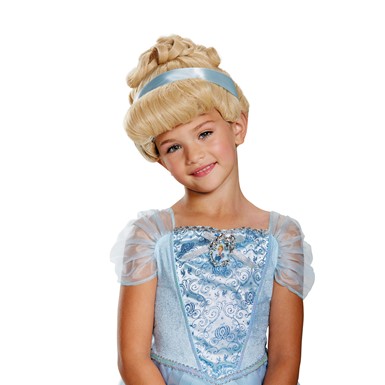 Girls Cinderella Deluxe Disney Wig