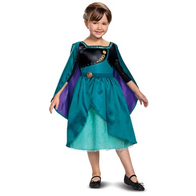 Girls Frozen 2 Queen Anna Classic Child Costume