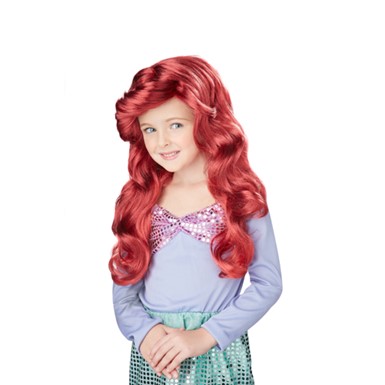 Girls Little Mermaid Ariel Wig for Kids Disney Costume
