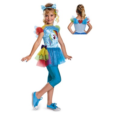 Girls My Little Pony Rainbow Dash Halloween Costume