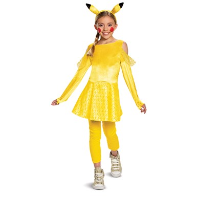Girls Pikachu Girl Deluxe Pokemon Costume