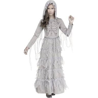 Girls Skele-Ghost Child Halloween Costume