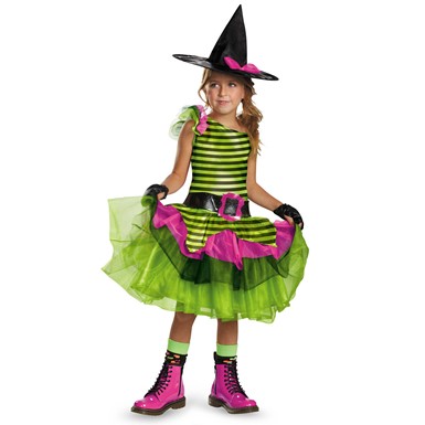 Girls Whimsy Witch Halloween Costume