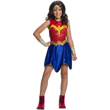 Girls Wonder Woman 1984 Movie Child Halloween Costume