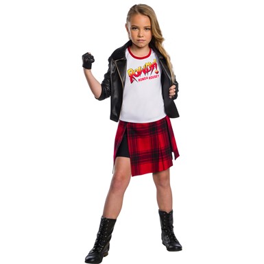 Girls WWE Deluxe "Rowdy" Ronda Rousey Halloween Costume