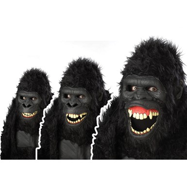 Goin' Ape Gorilla Motion Mask Adult Costume Accessory
