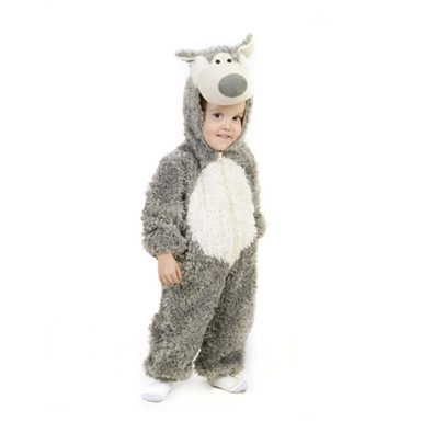 Kids Big Bad Wolf Jumpsuit Halloween Costume