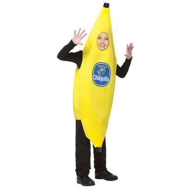 Kids Chiquita Banana Halloween Food Costume