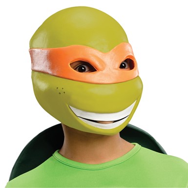 Kids Michelangelo Vinyl Mask Costume Accessory