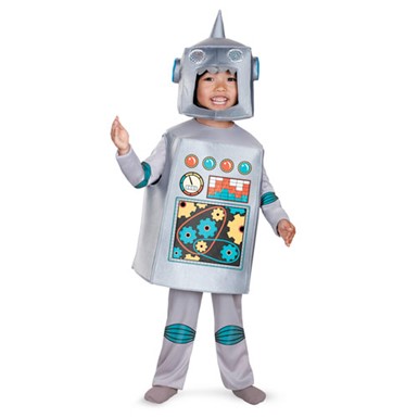 Kids Retro Robot Science Fiction Halloween Costume
