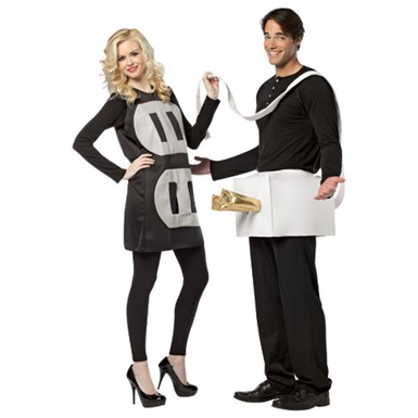 Lightweight Plug And Socket Couples Adult Costume