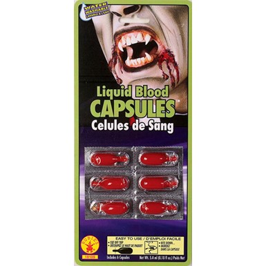 Liquid Blood Capsules for Vampire