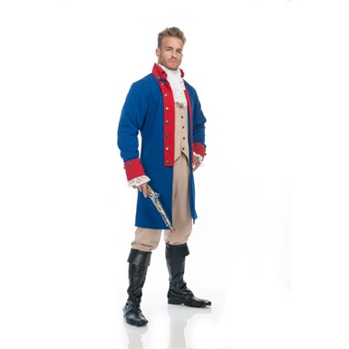 Mens Alexander Hamilton Red Musical Costume