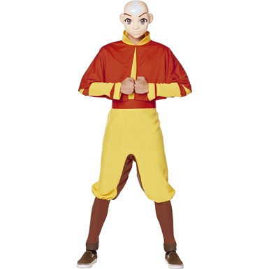 Mens Avatar Last Airbender Aang Adult Costume