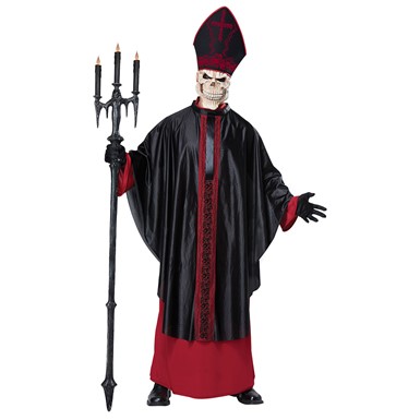 Mens Black Mass Halloween Costume