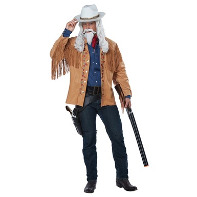 Mens Buffalo Bill Wild West Showman Cowboy Costume