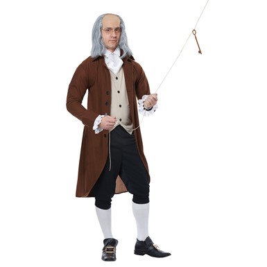 Mens Colonial Man Benjamin Franklin Costume