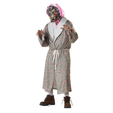 Adult Grandma Wolf Costume - Mens Halloween Costumes