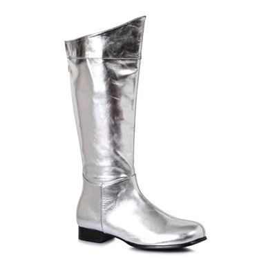 Mens Rex 1.5" Heel Silver Calf Boots
