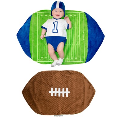 Newborn Swaddle Wings Football Costume size 0-3 Months