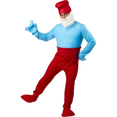 Papa Smurf Adult Cartoon Halloween Costume