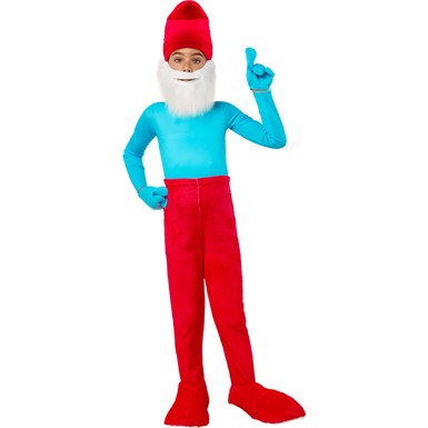 Papa Smurf Child Cartoon Halloween Costume