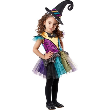 Patchwork Witch Toddler Halloween Costume size 4T