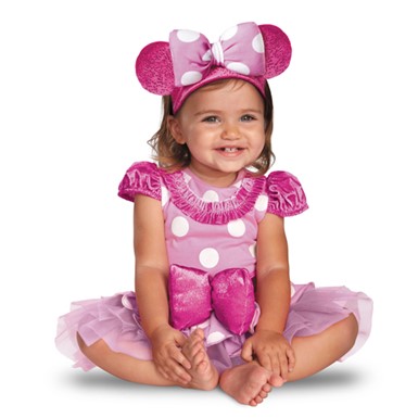 Pink Minnie Mouse Girls Disney Infant Costume